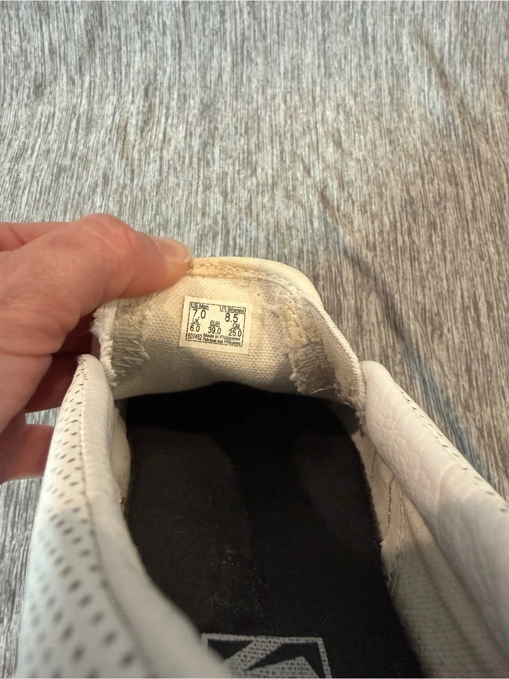 Vans slip loafers